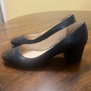 Cole Haan block heel pump